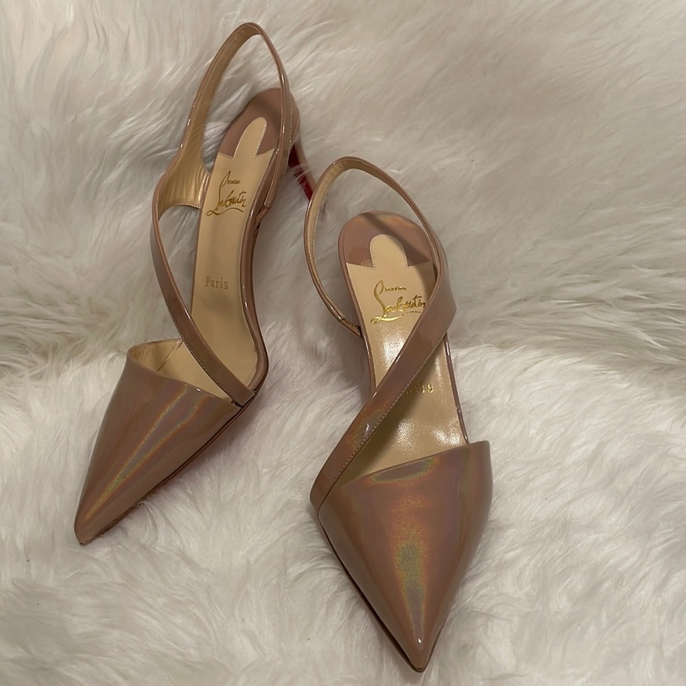 Christian Louboutin Brandina 85 Patent After Sun